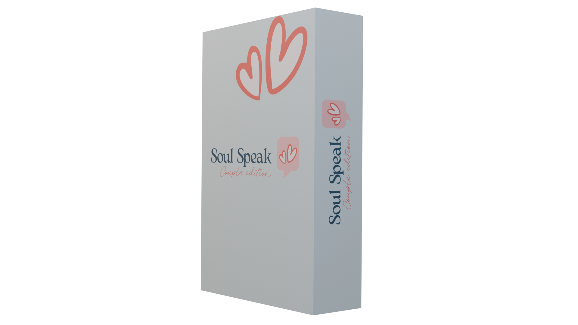 Soul Speak Couples Edition Cards packaging side view on a white background